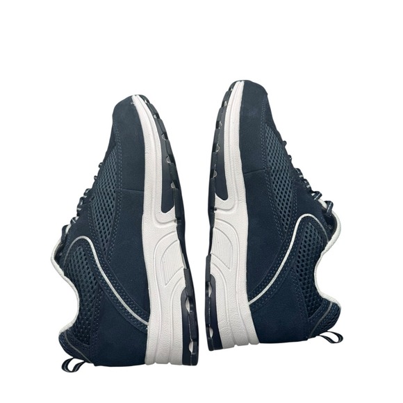 Drew Aaron Shoes Men's 8 Wide Navy Combo New Orthopedic - Picture 6 of 8